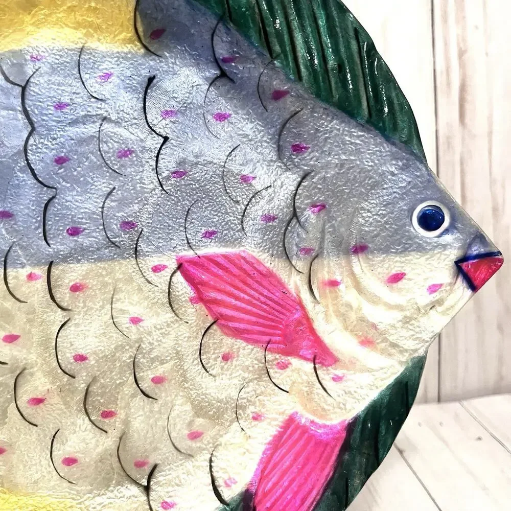 Studio Nova Philippines Island Fish Natural Kappa Shell Serveware Platter Dish